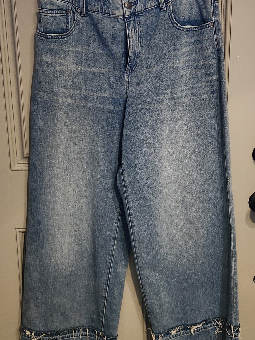 Talbots Women' Light Blue Wide-Leg Jeans